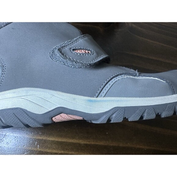 Keen Kootenay III Mid Waterproof Gray‎ Pink Boots Big Kids SIZE 7 EU 39 - Picture 9 of 13